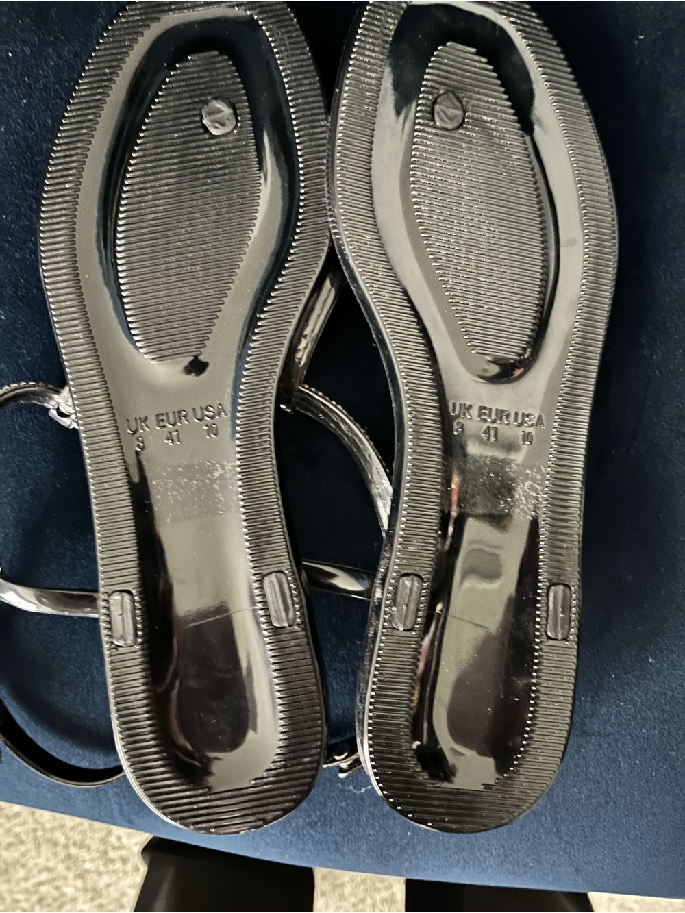 CATO Black Sandals Sz 10 - Picture 5 of 6